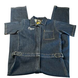 Sugarhigh Lovestoned Women’s Denim Little Dipper Jumpsuit Size Medium